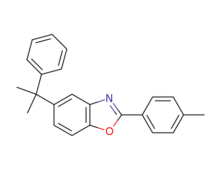 5-(1-methyl-1-phenyl-ethyl)-2-<i>p</i>-tolyl-benzooxazole
