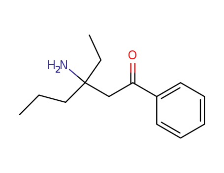3-ethyl-3-amino-1-phenyl-hexan-1-one