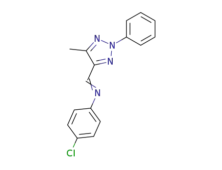 Benzenamine,
4-chloro-N-[(5-methyl-2-phenyl-2H-1,2,3-triazol-4-yl)methylene]-