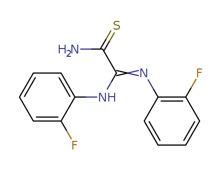 Ethanimidamide,2-amino-N,N'-bis(2-fluorophenyl)-2-thioxo- cas  349-19-9