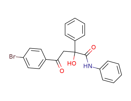 4-(4-bromo-phenyl)-2-hydroxy-4-oxo-2-phenyl-butyric acid anilide