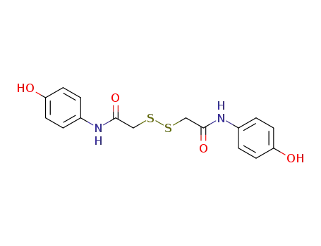disulfanediyldi-acetic acid bis-(4-hydroxy-anilide)