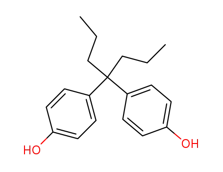 Molecular Structure of 7425-79-8 (Phenol, 4,4'-(1-propylbutylidene)bis-)