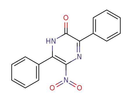 5-nitro-3,6-diphenyl-1<i>H</i>-pyrazin-2-one