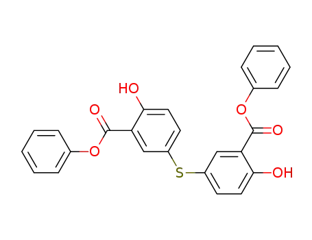 6,6'-dihydroxy-3,3'-sulfanediyl-di-benzoic acid diphenyl ester