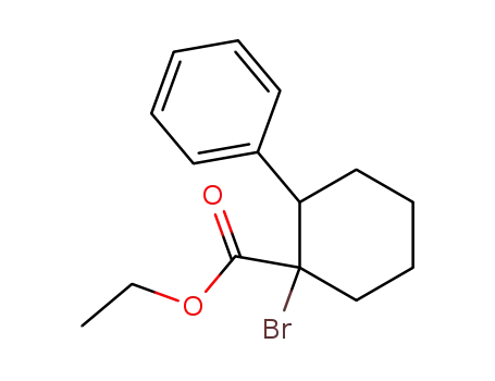 1-bromo-2-phenyl-cyclohexanecarboxylic acid ethyl ester