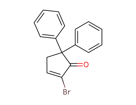 2-bromo-5,5-diphenyl-cyclopent-2-enone