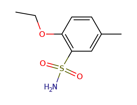 Molecular Structure of 187471-14-3 (Benzenesulfonamide, 2-ethoxy-5-methyl- (9CI))