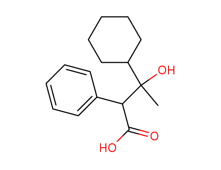 3-cyclohexyl-3-hydroxy-2-phenylbutanoic acid