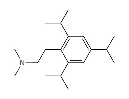 Molecular Structure of 6318-87-2 (N,N-dimethyl-2-[2,4,6-tri(propan-2-yl)phenyl]ethanamine)