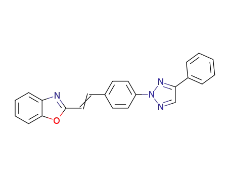 Benzoxazole, 2-[2-[4-(4-phenyl-2H-1,2,3-triazol-2-yl)phenyl]ethenyl]-