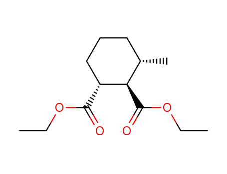 (+/-)-3<i>c</i>-methyl-cyclohexane-1<i>r</i>,2<i>t</i>-dicarboxylic acid diethyl ester