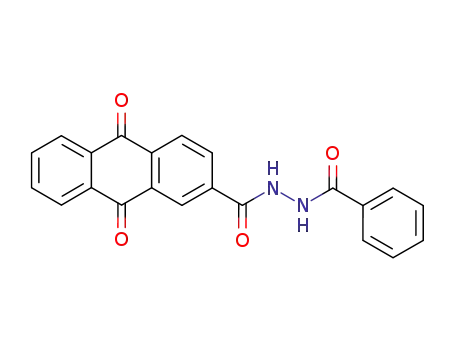 <i>N</i>-benzoyl-<i>N</i>'-(9,10-dioxo-9,10-dihydro-anthracene-2-carbonyl)-hydrazine