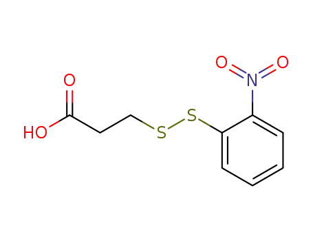 Molecular Structure of 14756-46-8 (3-(2-nitro-phenyldisulfanyl)-propionic acid)