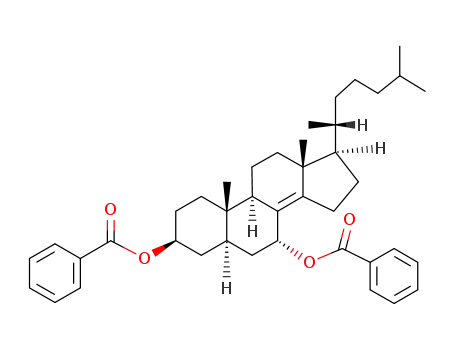 3β,7α-bis-benzoyloxy-5α-cholest-8(14)-ene
