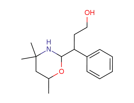 3-phenyl-3-(4,4,6-trimethyl-[1,3]oxazinan-2-yl)-propan-1-ol