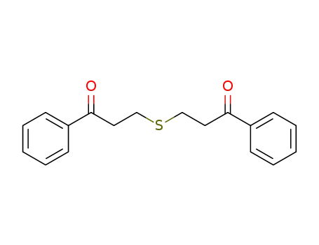 Molecular Structure of 23080-98-0 (1-Propanone, 3,3'-thiobis[1-phenyl-)
