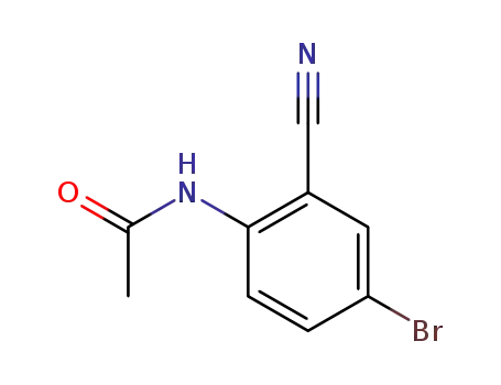 Molecular Structure of 189634-99-9 (Acetamide, N-(4-bromo-2-cyanophenyl)-)