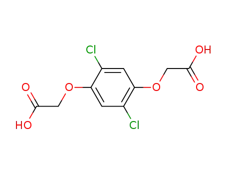 Molecular Structure of 484031-67-6 ((2,5-dichloro-<i>p</i>-phenylenedioxy)-di-acetic acid)