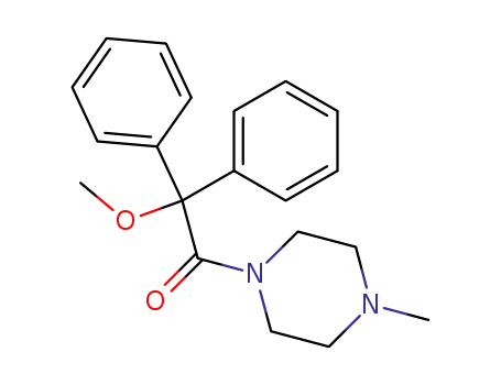 2-Methoxy-1-(4-methylpiperazin-1-yl)-2,2-diphenylethanone