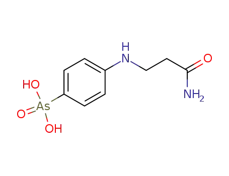 Molecular Structure of 787494-77-3 ([4-(2-carbamoyl-ethylamino)-phenyl]-arsonic acid)