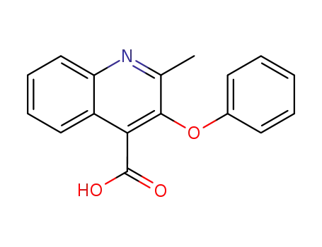 2-methyl-3-phenoxy-quinoline-4-carboxylic acid
