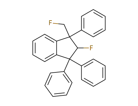 2-fluoro-1-fluoromethyl-1,3,3-triphenyl-indan