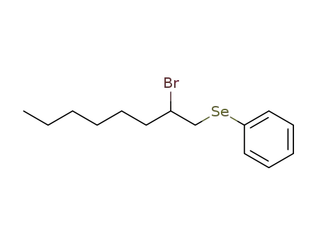 Benzene, [(2-bromooctyl)seleno]-