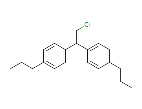 2-chloro-1,1-bis-(4-propyl-phenyl)-ethene