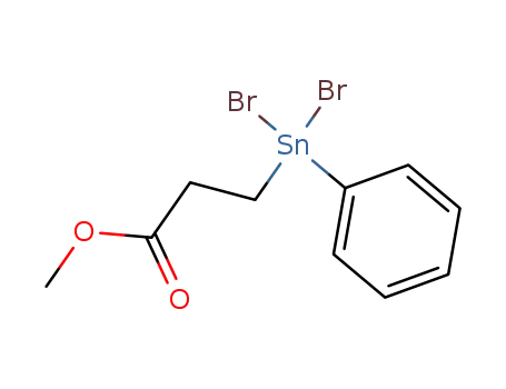 Methyl 3-[dibromo(phenyl)stannyl]propanoate