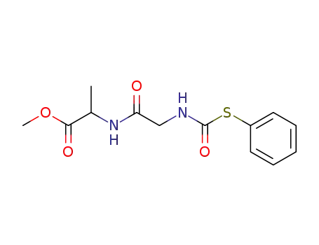 <i>N</i>-(<i>N</i>-phenylsulfanylcarbonyl-glycyl)-alanine methyl ester