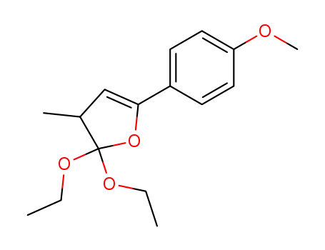 Furan, 2,2-diethoxy-2,3-dihydro-5-(4-methoxyphenyl)-3-methyl-