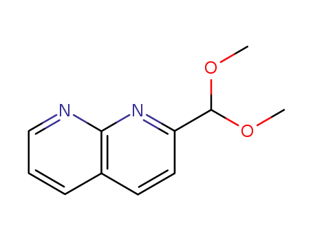 Molecular Structure of 204452-90-4 (2-DIMETHOXYMETHYL-[1,8]NAPHTHYRIDINE)