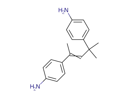 Molecular Structure of 62741-13-3 (Benzenamine, 4,4'-(1,3,3-trimethyl-1-propene-1,3-diyl)bis-)