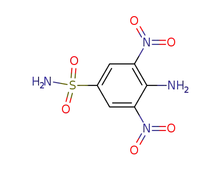 Molecular Structure of 62409-48-7 (Benzenesulfonamide, 4-amino-3,5-dinitro-)