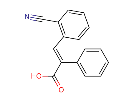 (E)-3-(2-cyanophenyl)-2-phenylpropenoic acid