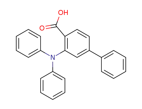 Molecular Structure of 854241-75-1 (3-diphenylamino-biphenyl-4-carboxylic acid)