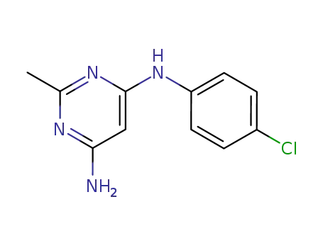 <i>N</i>-(4-chloro-phenyl)-2-methyl-pyrimidine-4,6-diamine