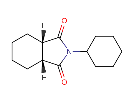 Molecular Structure of 101776-03-8 (cis-2-cyclohexyl-octahydroisoindole-1,3-dione)