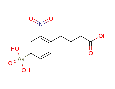 Molecular Structure of 5455-77-6 (4-(4-arsono-2-nitrophenyl)butanoic acid)
