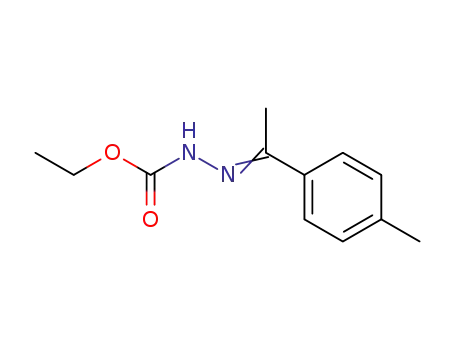 Molecular Structure of 55508-85-5 (ethyl 2-[1-(4-methylphenyl)ethylidene]hydrazinecarboxylate)
