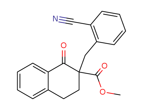 2-(2-cyano-benzyl)-1-oxo-1,2,3,4-tetrahydro-[2]naphthoic acid methyl ester