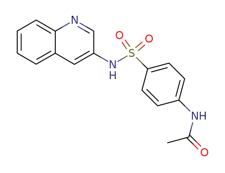 <i>N</i>-acetyl-sulfanilic acid-[3]quinolylamide