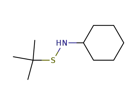 Molecular Structure of 68597-76-2 (N-(tert-butylthio)cyclohexylamine)