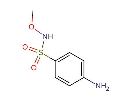 Molecular Structure of 39235-27-3 (4-amino-N-methoxybenzenesulfonamide)
