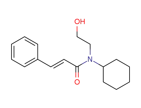 N-シクロヘキシル-N-(2-ヒドロキシエチル)-3-フェニルプロペンアミド