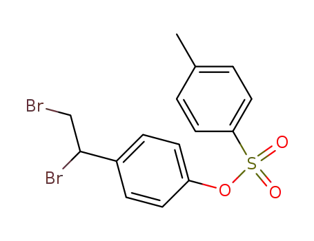 1-(1,2-dibromo-ethyl)-4-(toluene-4-sulfonyloxy)-benzene