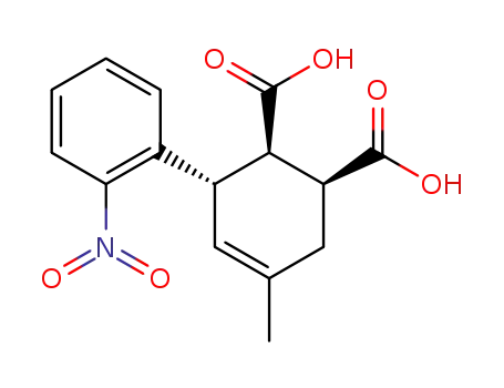 (+/-)-5-methyl-3<i>c</i>-(2-nitro-phenyl)-cyclohex-4-ene-1<i>r</i>,2<i>c</i>-dicarboxylic acid