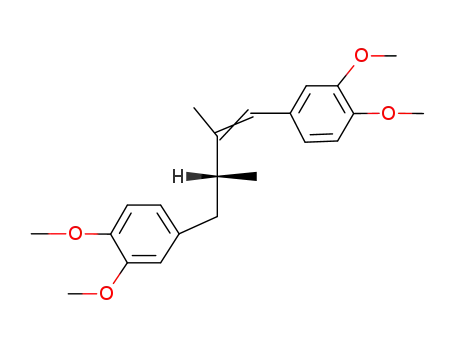 Molecular Structure of 7461-04-3 (1-Butene,1,4-bis(3,4-dimethoxyphenyl)-2,3-dimethyl- (6CI,8CI))