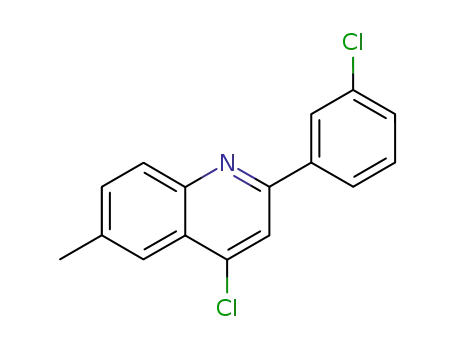 4-chloro-2-(3-chloro-phenyl)-6-methyl-quinoline